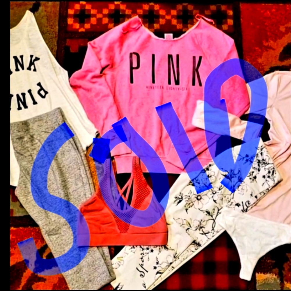 Victoria Secret Pink/Sport Bundle. Sweaters, tank, leggings sweats, bralette.